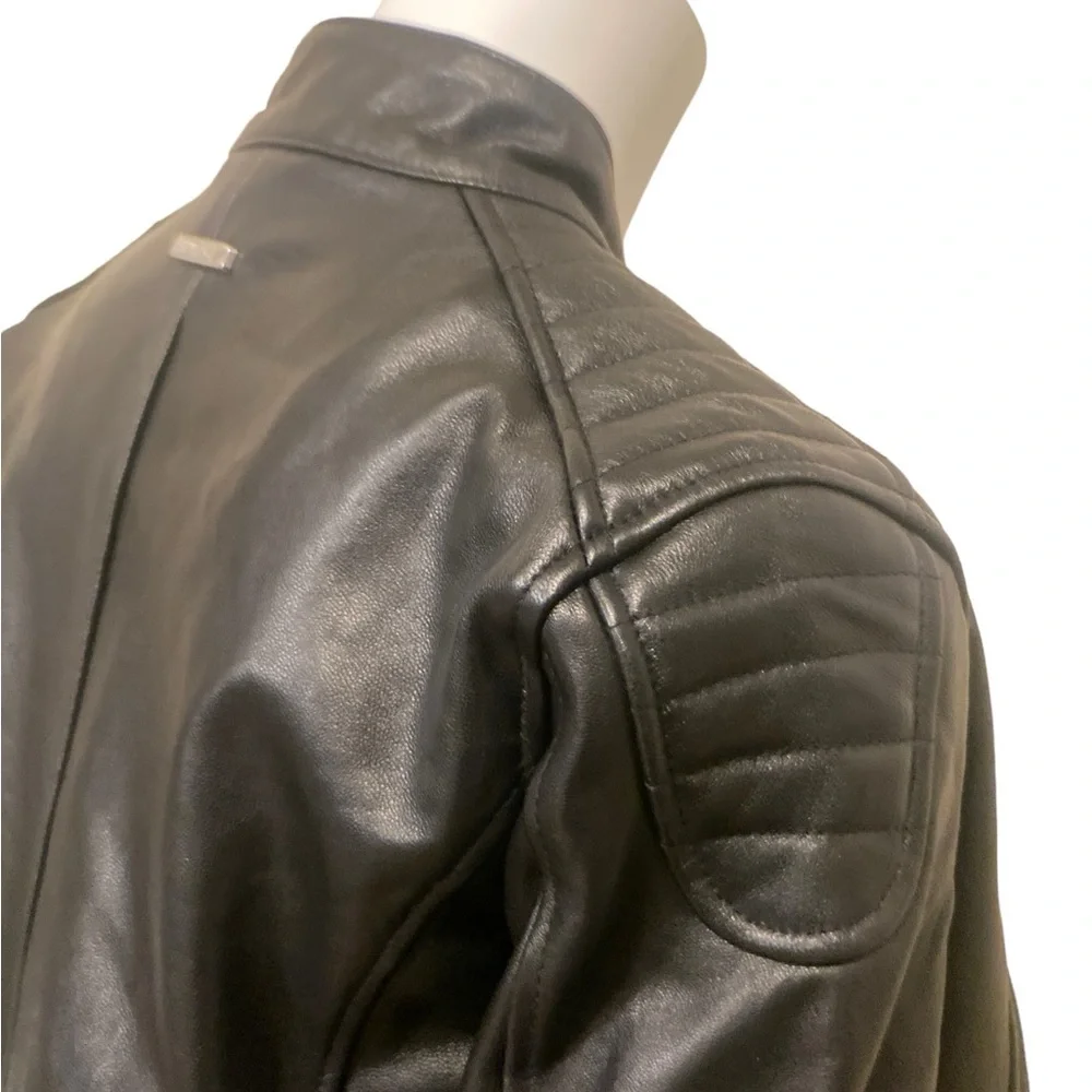NWT WILLIAM RAST Moto Style Leather Jacket, size Medium - Picture 9 of 16